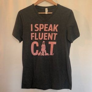 Cat Lady T-Shirt Size M Gently Used Condition